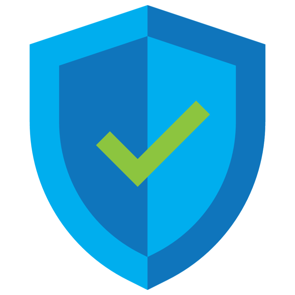 shield with a check mark inside