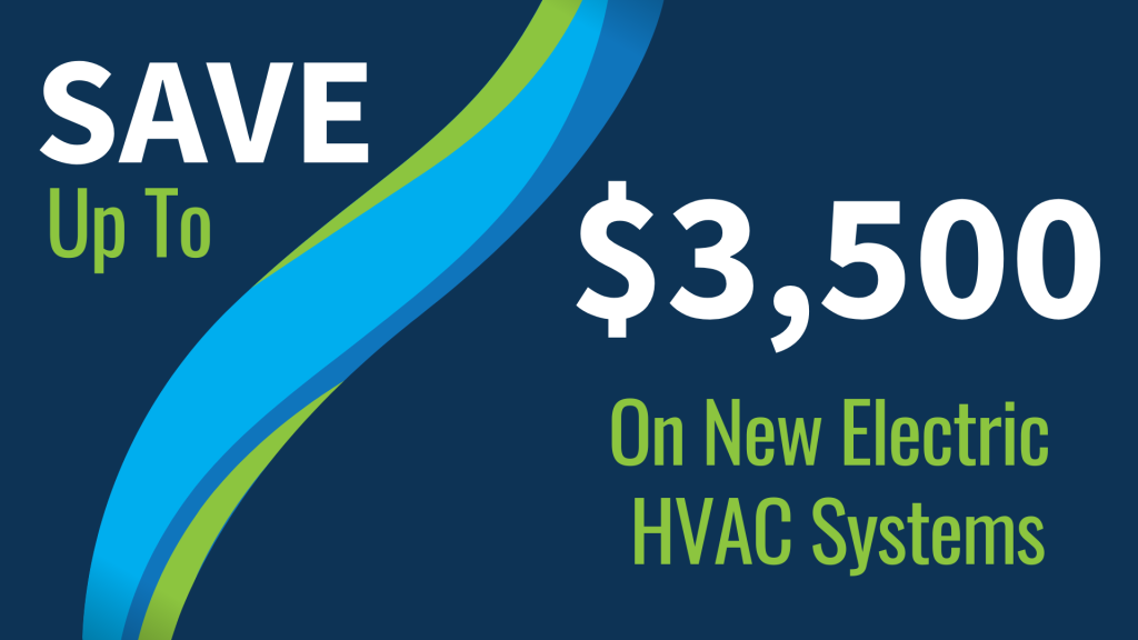 Save Up to $3,500 on New Electric HVAC Systems Coupon